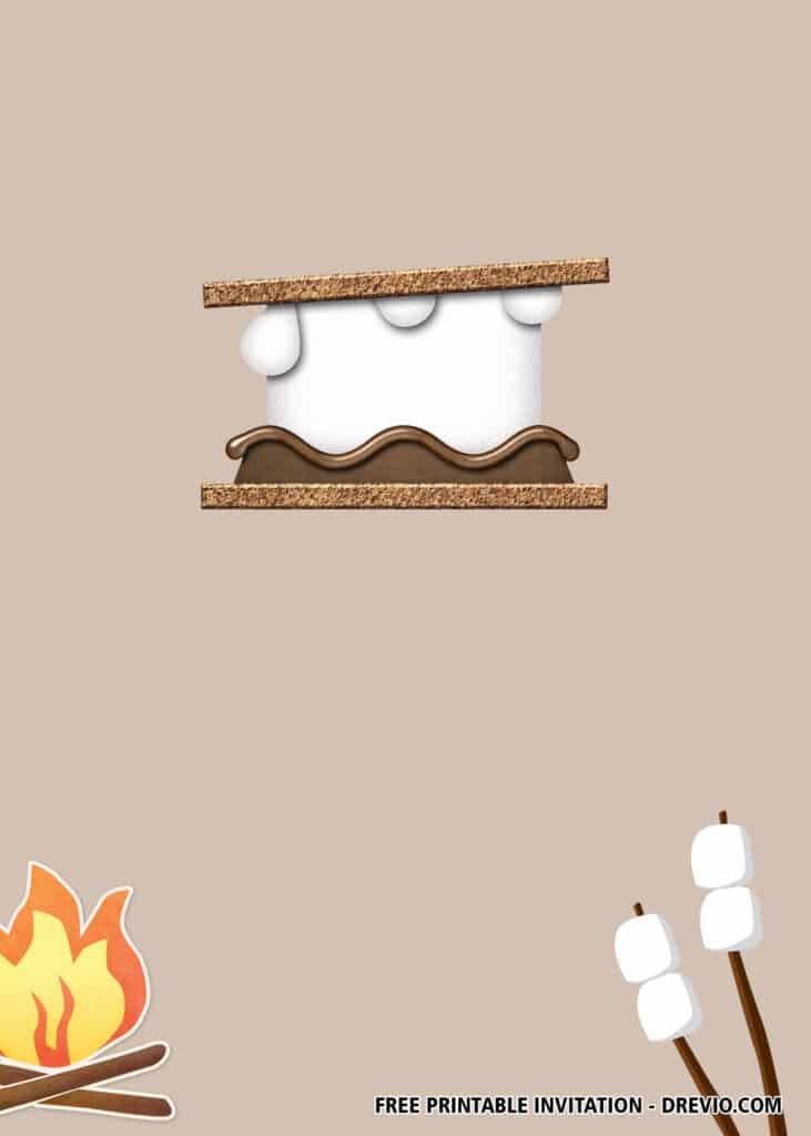 FREE Smore Birthday Invitations