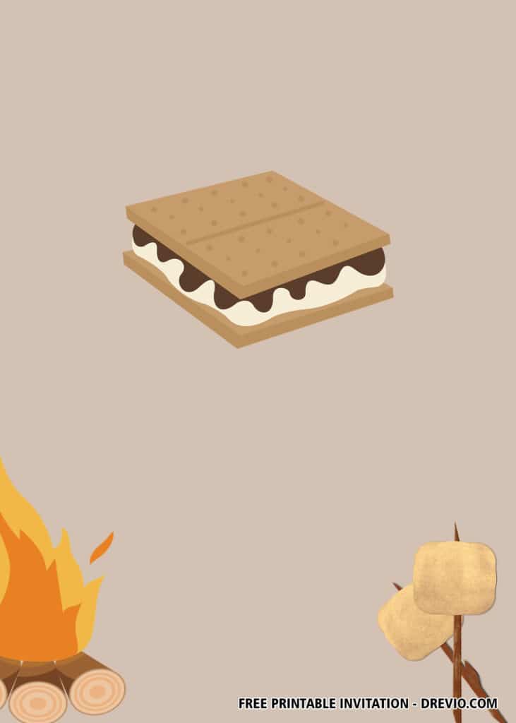 FREE Smore Birthday Invitations