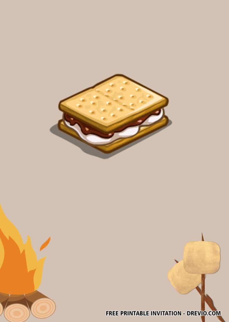 FREE Smore Birthday Invitations