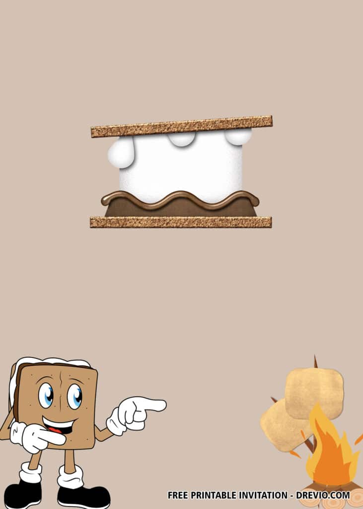 FREE Smore Birthday Invitations