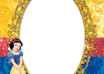 FREE Snow White Birthday Invitations