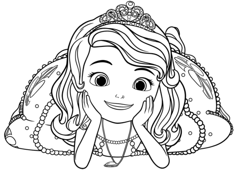 Sofia the First Coloring Pages 3