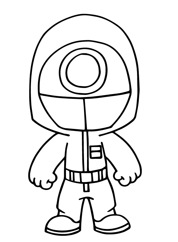 Squid Game Coloring Page 2