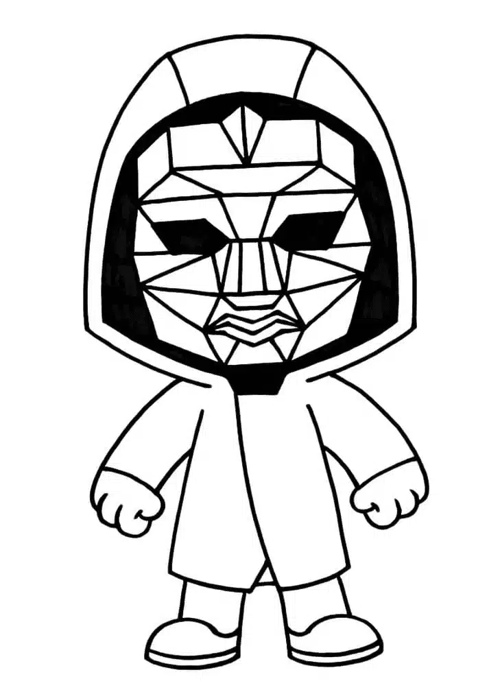 Squid Game Coloring Page 5