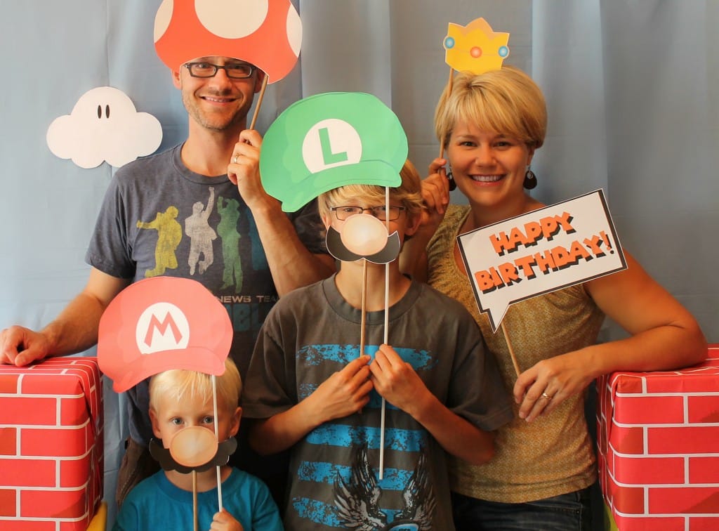 Super Mario Birthday Photo Ops