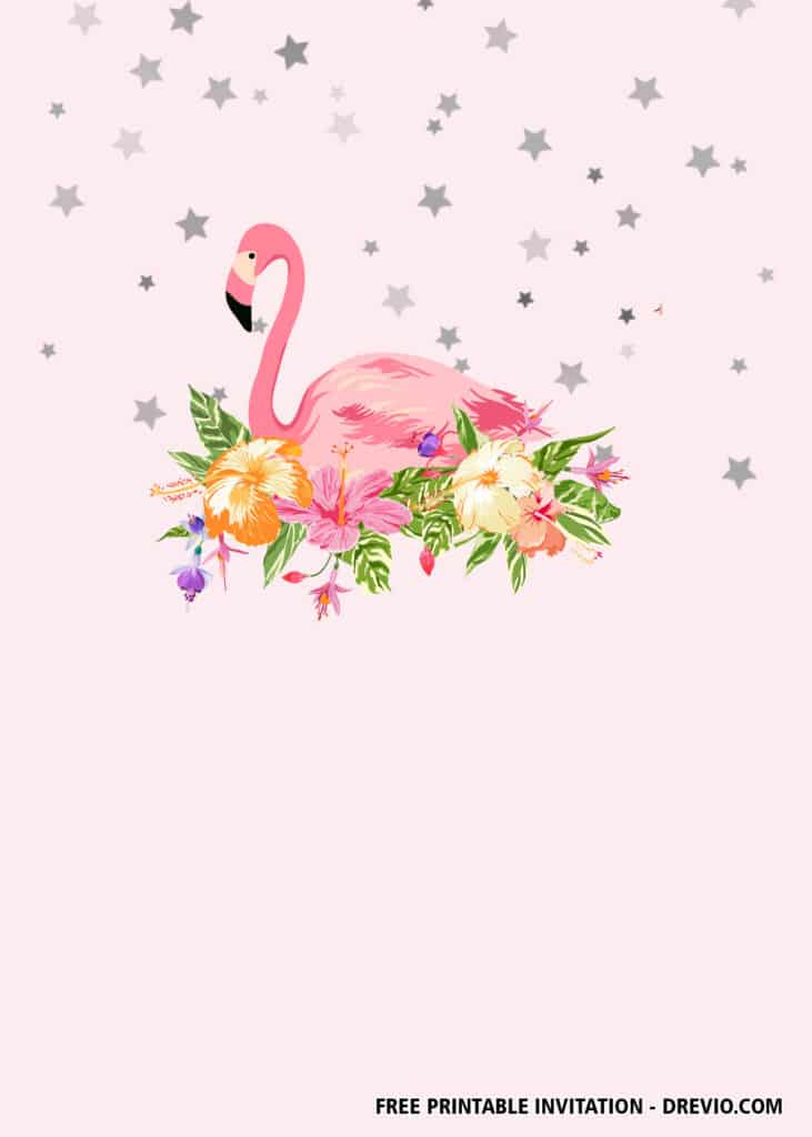 FREE Swan Birthday Invitations