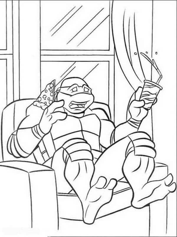 TMNT Coloring Page 2