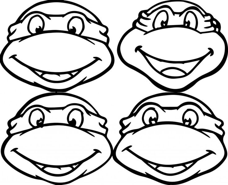 TMNT Coloring Page 3