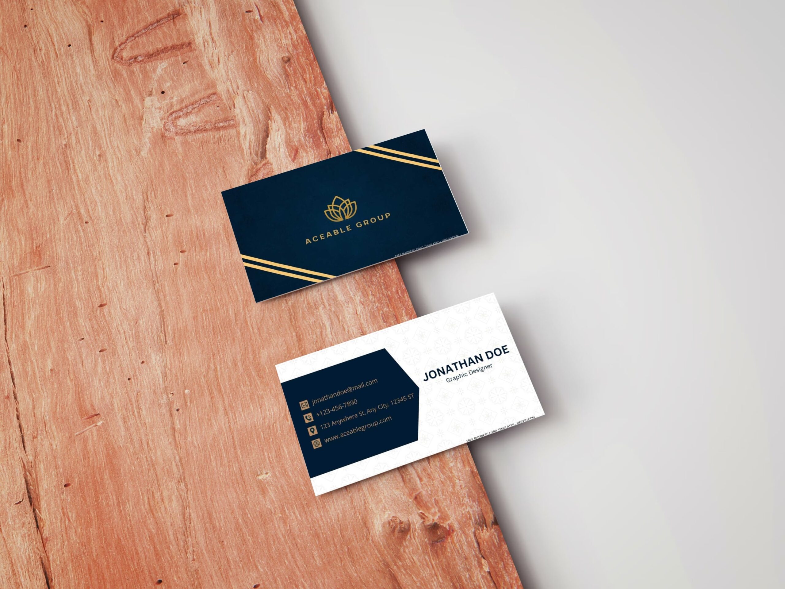 FREE Modern Minimalist Business Card Template