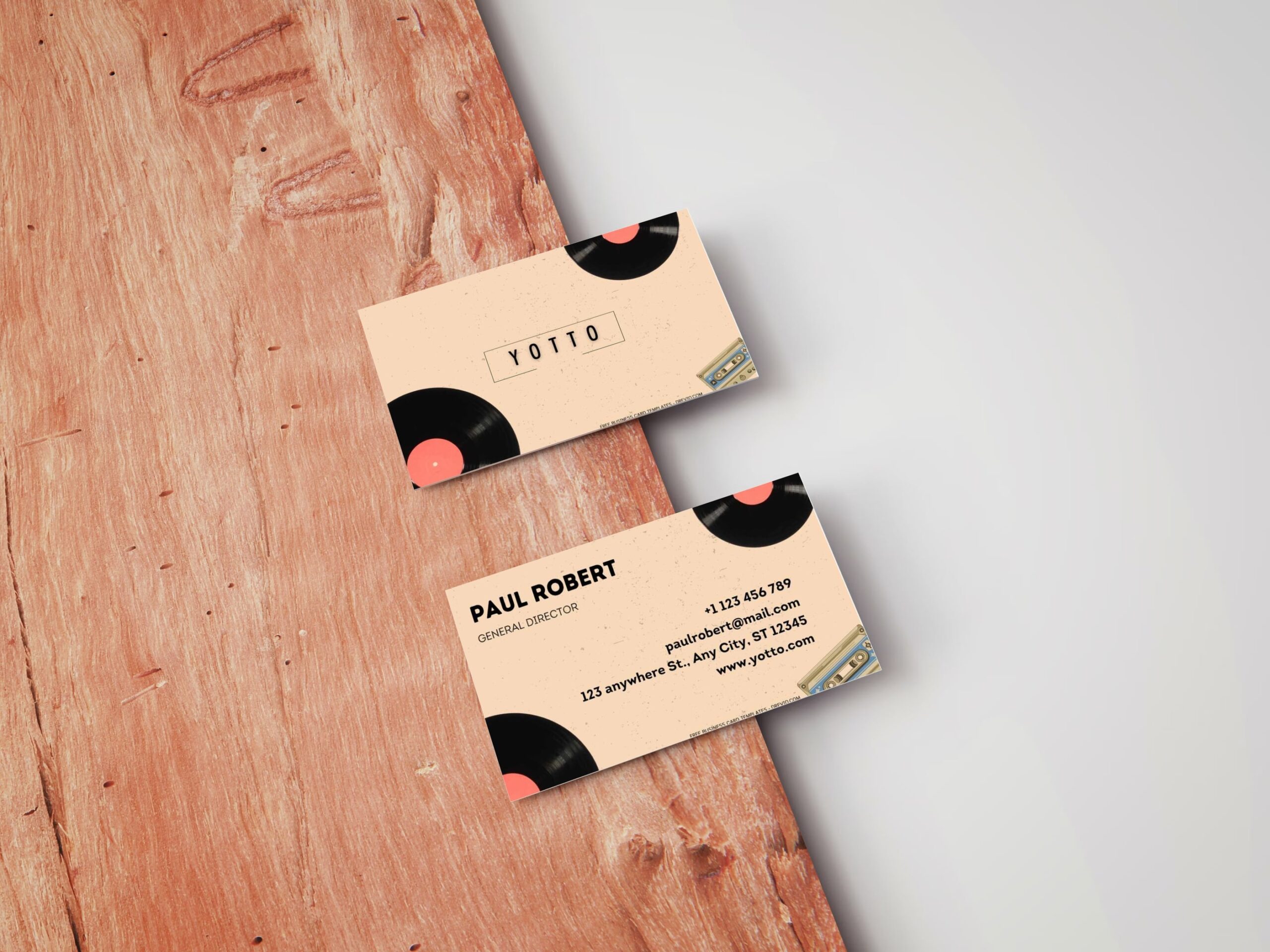 FREE Retro Vintage Business Card Template
