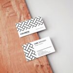 FREE Minimalist Monochrome Business Card Template