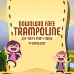 Throwing a Trampoline Party with FREE Invitations