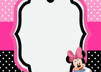 FREE Minnie Mouse Birthday Invitations