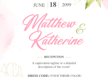 Magnolia Bouquet Watercolor Wedding Invitations