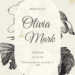 Botanical Illustration Inflorescence Wedding Invitation