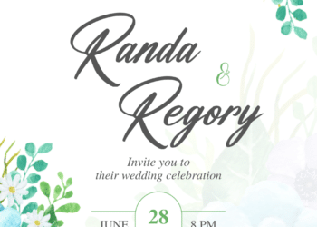 Watercolor Anemone Bouquet Invitations