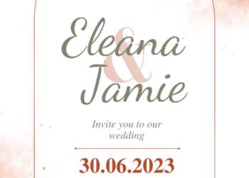 Burgundy Flowers Arrangement Wedding Invitations