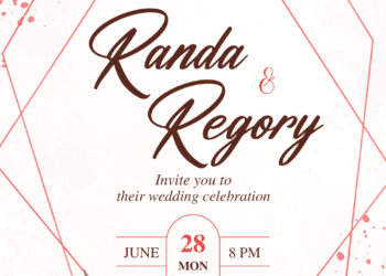 Watercolor Hibiscus and Lilies Invitations