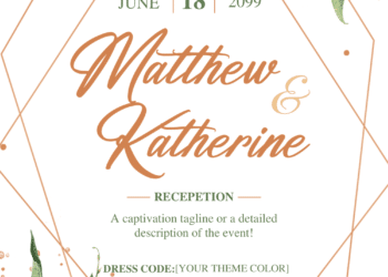 Watercolor Flower Wreath Wedding Invitations