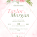 Watercolor Wildflower Blue Botanical Wedding Invitations