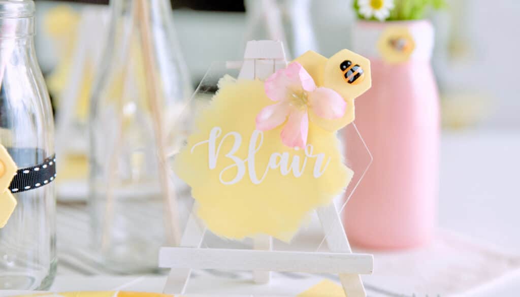 Bee Birthday Party Centerpieces