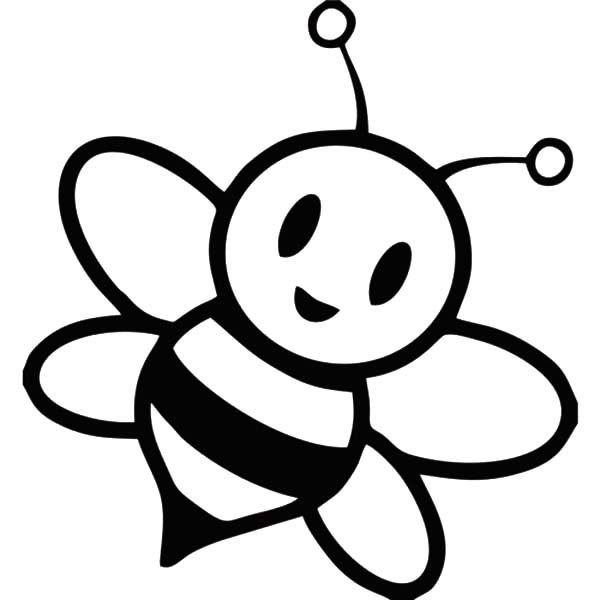 Bee Coloring Page