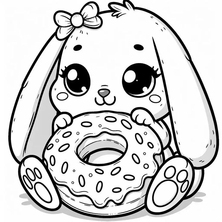 Bunny Coloring Page 3
