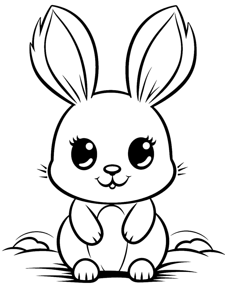 Bunny Coloring Page