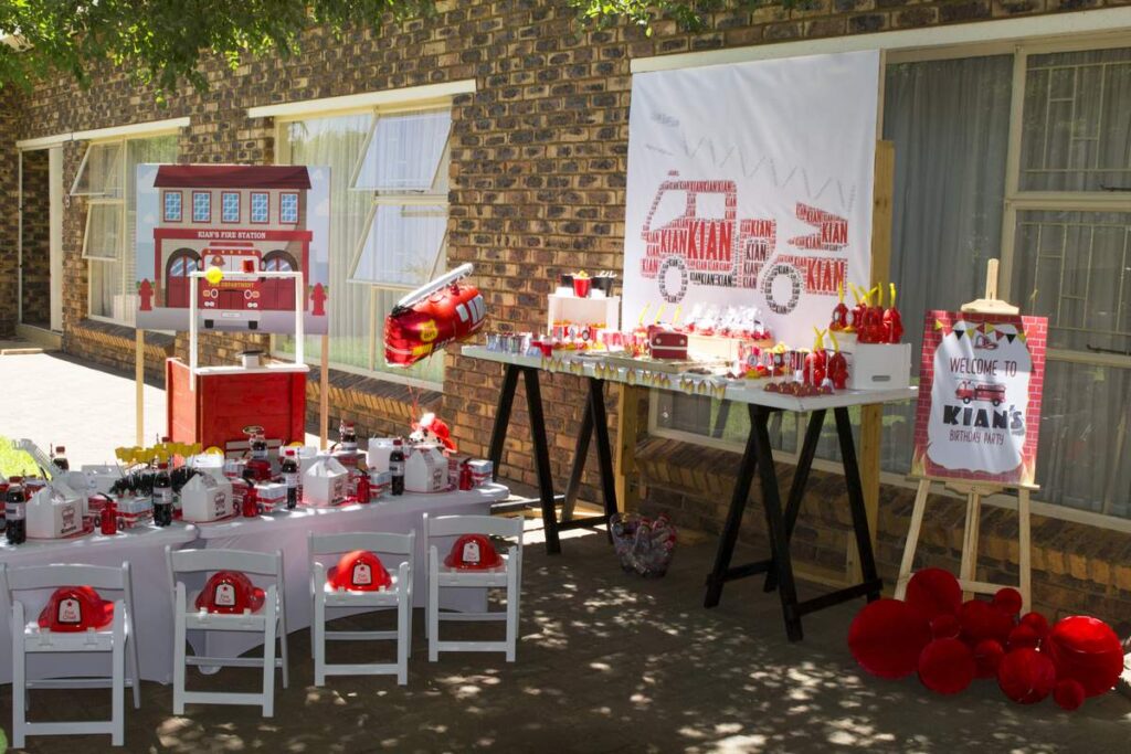 Firefighter Birthday Party Decorations