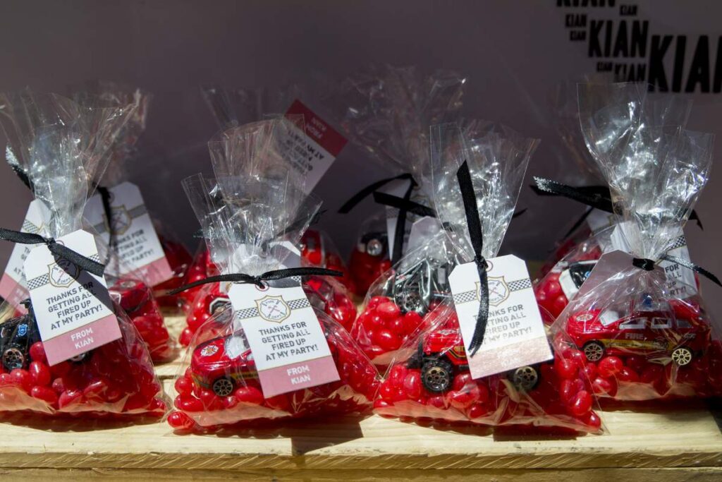 Firefighter Birthday Party Favors