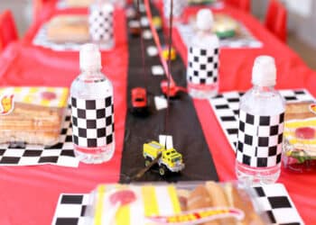 Hot Wheels Table Setting