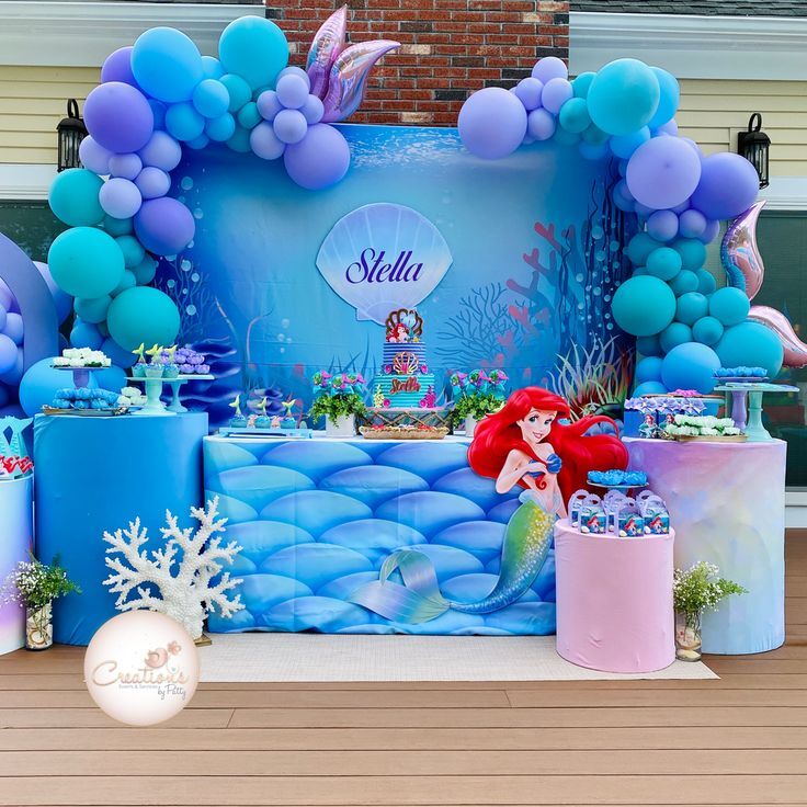 Little Mermaid Birthday Party Decorations