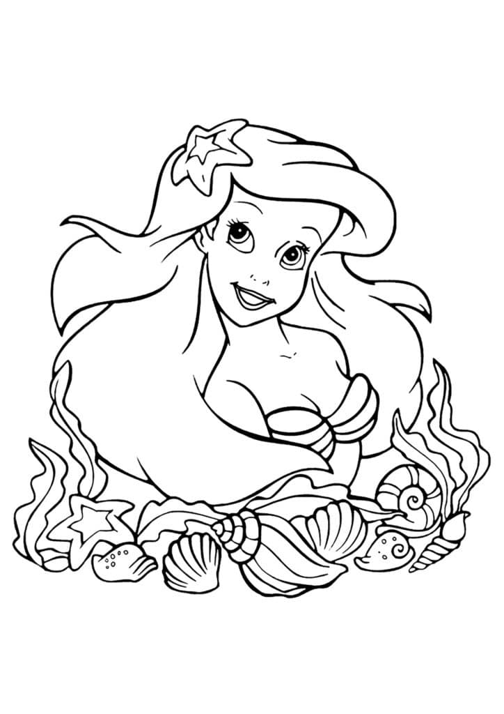 Little Mermaid Coloring Pages 5 1
