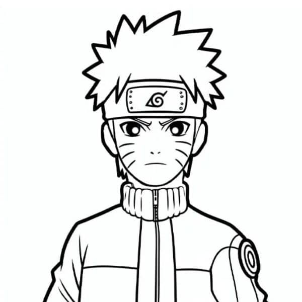 Naruto Coloring Page 1