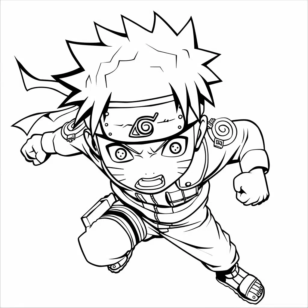 Naruto Coloring Page 2 1
