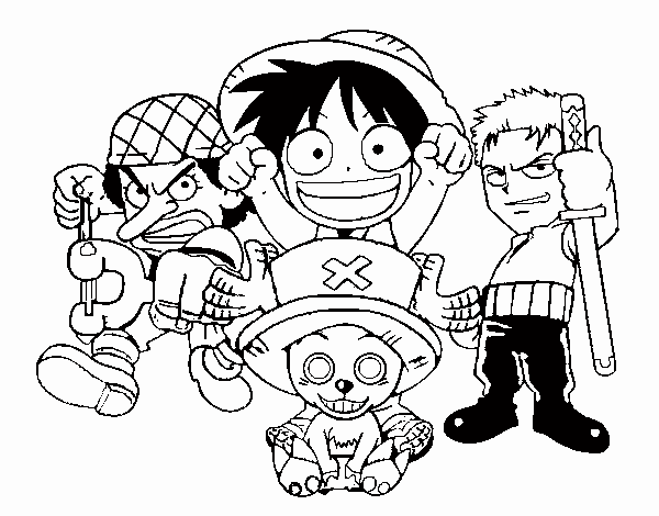 One Piece Coloring Page 4