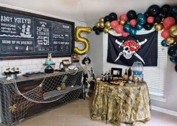 Pirate Birthday Party Room Decor