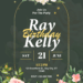 Rose Flower Bouquet Watercolor Birthday Invitations