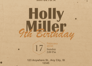 Watercolor Rustic Floral Bouquet Birthday Invitations