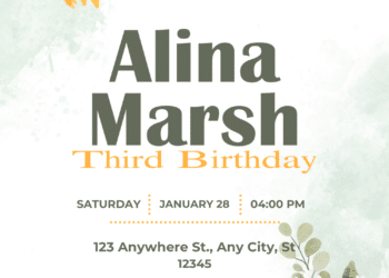 Daisy and Sunflower Watercolor Peonies Birthday Invitations