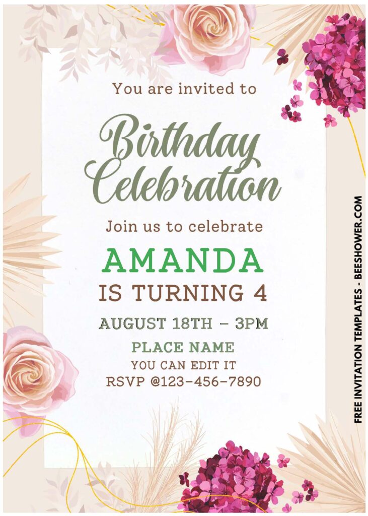Floral Birthday A