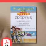 FREE PDF Invitation – Toy Story Birthday Invitation Templates
