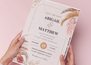(Easily Edit PDF Invitation) Bohemian Fantasy Wedding Invitation