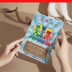 (Easily Edit PDF Invitation) Party In Pajama PJ Masks Birthday Invitation