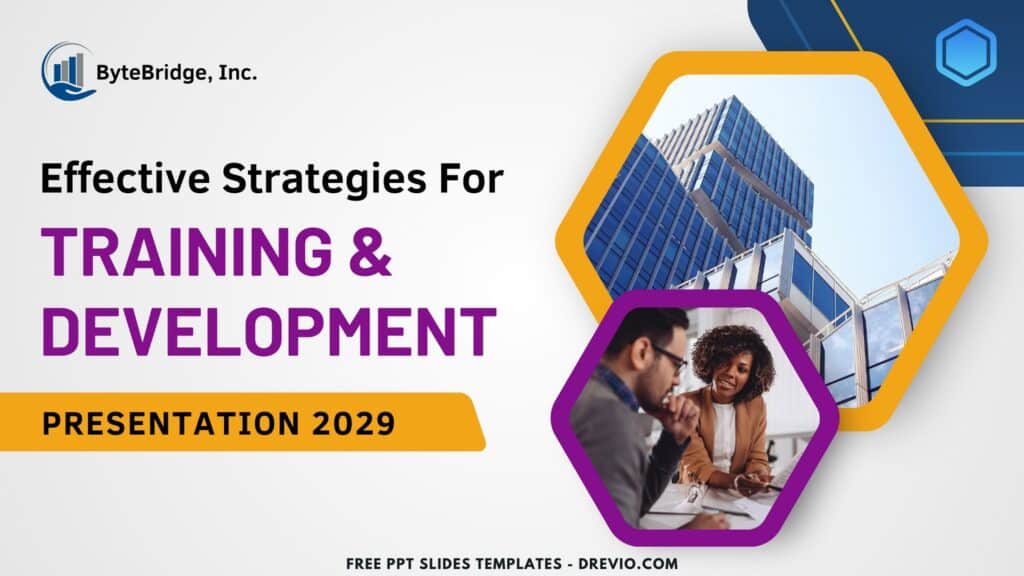 (Free Canva Template) Informative Tech Business PPT Slides Templates