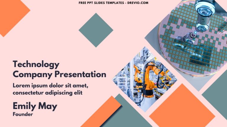 (Free Canva Template) Dynamic Technology Business PPT Slides Templates