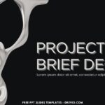 (Free Canva Template) Monochrome Project Portfolio PPT Slides Templates