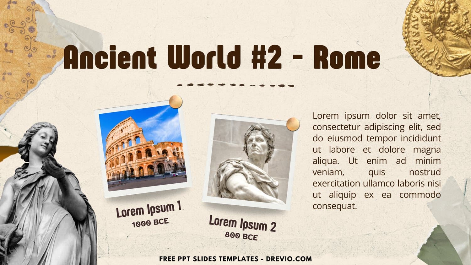 (Free Canva Template) Engaging History Class PPT Slides Templates For Kids