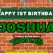 (Free Canva Template) Epic Ninja Turtle Birthday Backdrop Templates
