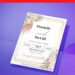 Bold Chic Garden Wedding Invitation D